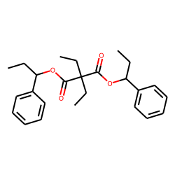 Diethylmalonic acid, di(1-phenylpropyl) ester
