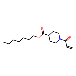 Isonipecotic acid, N-acryloyl-, heptyl ester
