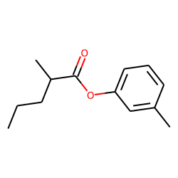 2-Methylvaleric acid, 3-methylphenyl ester