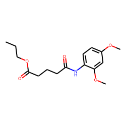 Glutaric acid, monoamide, N-(2,4-dimethoxyphenyl)-, propyl ester