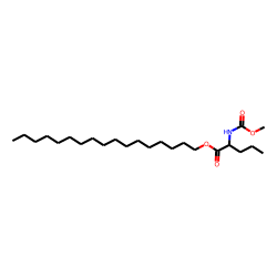 l-Norvaline, N-methoxycarbonyl-, heptadecyl ester