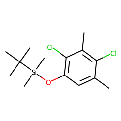 2,4-Dichloro-3,5-dimethylphenol, tert-butyldimethylsilyl ether