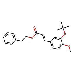 2-Phenylethyl (Z)-isoferulate, TMS