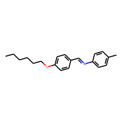 p-n-Hexyloxybenzylidene-p'-toluidine
