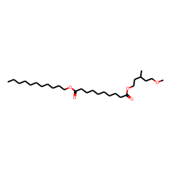 Sebacic acid, 5-methoxy-3-methylpentyl undecyl ester