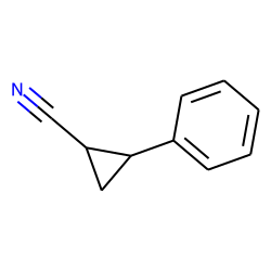 Cyclopropanecarbonitrile, 2-phenyl-, trans-