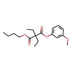Diethylmalonic acid, butyl 3-methoxyphenyl ester
