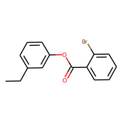2-Bromobenzoic acid, 3-ethylphenyl ester