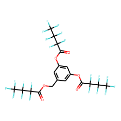 3,5-Dihydroxybenzyl alcohol, tris(heptafluorobutyrate)