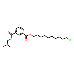 Isophthalic acid, 10-chlorodecyl isobutyl ester