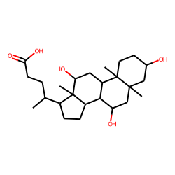 3Beta,7beta,12beta-trihydroxy-5beta-cholan-24-oic acid