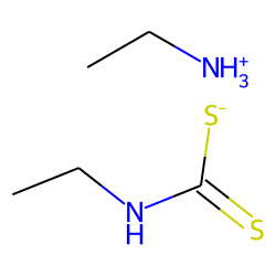 Carbamic acid, ethyldithio-, compound with ethylamine