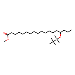 15-Hydroxy-stearic acid, methyl ester, tBDMS ether