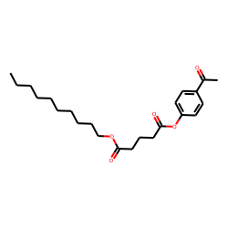 Glutaric acid, 4-acetylphenyl decyl ester