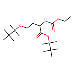 Homoserine, ethoxycarbonylated, TBDMS