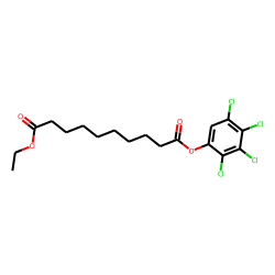 Sebacic acid, ethyl 2,3,4,5-tetrachlorophenyl ester