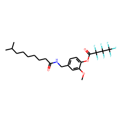 Dihydrocapsaicin, O-heptafluorobutyryl-