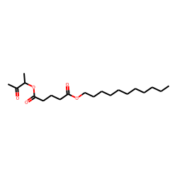 Glutaric acid, 3-oxobut-2-yl undecyl ester