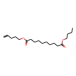 Sebacic acid, butyl pent-4-enyl ester