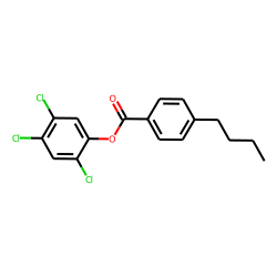 4-Butylbenzoic acid, 2,4,5-trichlorophenyl ester
