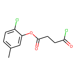 Succinic acid, monochloride 2-chloro-5-methylphenyl ester