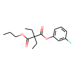 Diethylmalonic acid, 3-fluorophenyl propyl ester