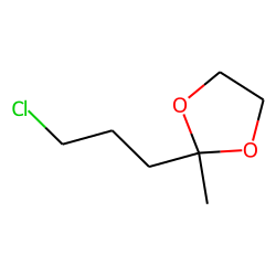 1,3-Dioxolane, 2-(3-chloropropyl)-2-methyl-