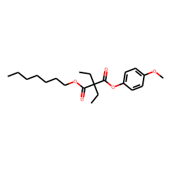 Diethylmalonic acid, heptyl 4-methoxyphenyl ester