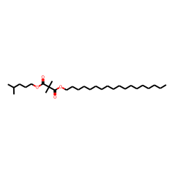 Dimethylmalonic acid, isohexyl octadecyl ester