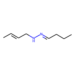 Butanal, 2-butenylhydrazone