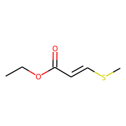 Ethyl 3-(methylthio)-(E)-2-propenoate