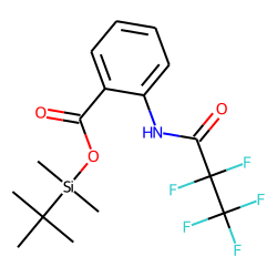 2-Aminobenzoic acid, N-pentafluoropropionyl-, tert.-butyldimethylsilyl ester