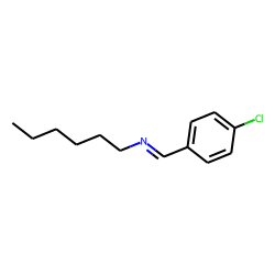 p-chlorobenzylidene-hexyl-amine