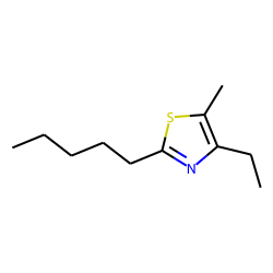 4-ethyl-5-methyl-2-pentyl-thiazole