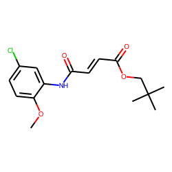 Fumaric acid, monoamide, N-(5-chloro-2-methoxyphenyl)-, neopentyl ester