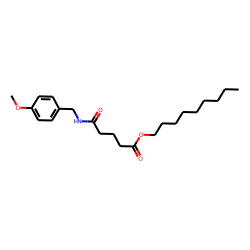 Glutaric acid, monoamide, N-(4-methoxybenzyl)-, nonyl ester
