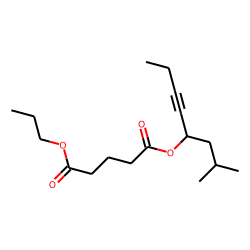 Glutaric acid, 2-methyloct-5-yn-4-yl propyl ester