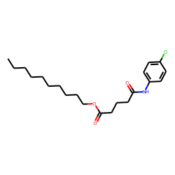Glutaric acid, monoamide, N-(4-chlorophenyl)-, decyl ester