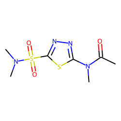 Acetazolamide tri-methyl derivative