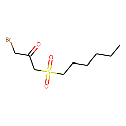 1-N-hexasulfonyl-3-bromo-2-propanone