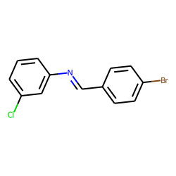p-bromobenzylidene-(3-chlorophenyl)-amine