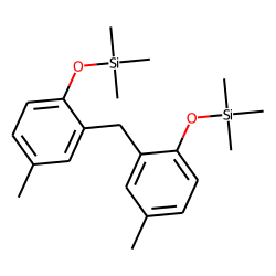 Phenol, 2,2'-methylenebis[4-methyl- , TMS