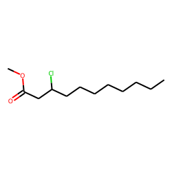 3-Chloroundecanoic acid, methyl ester