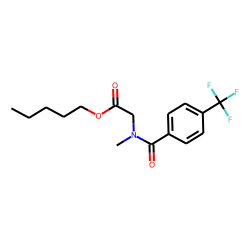 Sarcosine, N-(4-trifluoromethylbenzoyl)-, pentyl ester