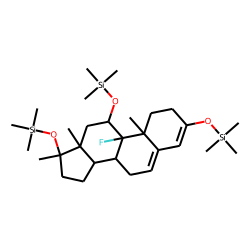 17-epi-Fluoxymesterone, per-TMS