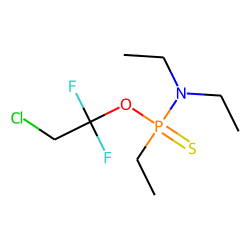 O-(2-Chloro-1,1-difluoroethyl)-N,N-diethylamidoethanethionophosphonate