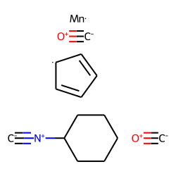 Cyclopentadienyl(isocyanocyclohexane)manganese dicarbonyl