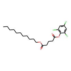 Glutaric acid, 2,4,6-trichlorophenyl undecyl ester