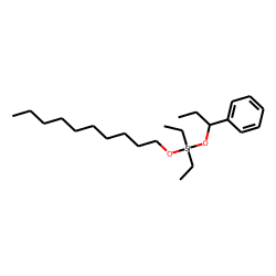 Silane, diethyldecyloxy(1-phenylpropoxy)-