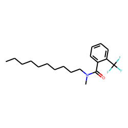 Benzamide, N-decyl-N-methyl-2-trifluoromethyl-